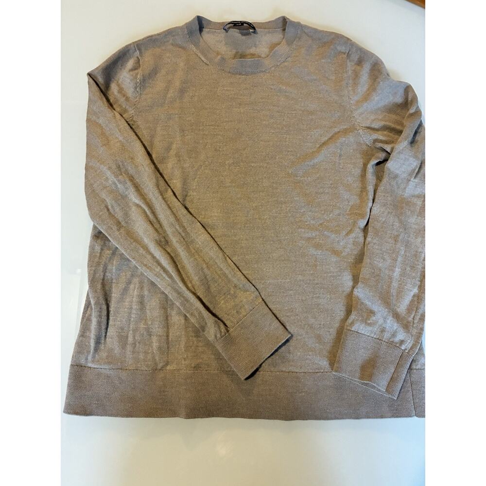 Katherine Barclay Women Size Large Beige‎ 100% Merino Wool Capsule